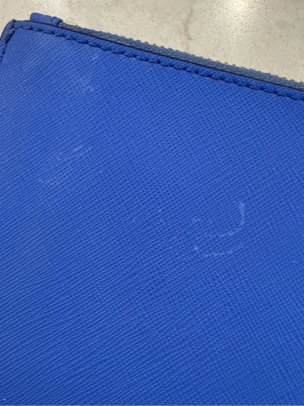 kate spade cobalt blue wristlet wallet with strap - Picture 7 of 7
